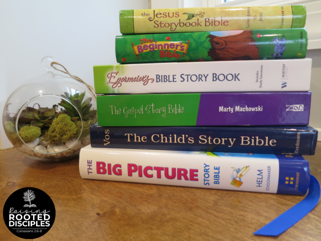 Stack of Story Bibles for Young Children ~ Raising Rooted Disciples Stack of Story Bibles for Young Children ~ Raising Rooted Disciples