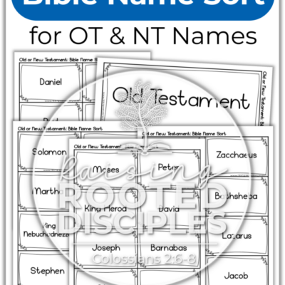 Bible Name Sort {for OT & NT Names}