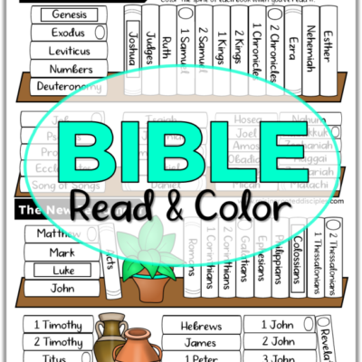 Bible Read and Color Page