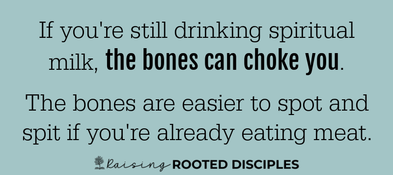 Choking on Bones ~ must be eating meat to spot and spit Choking on Bones ~ must be eating meat to spot and spit