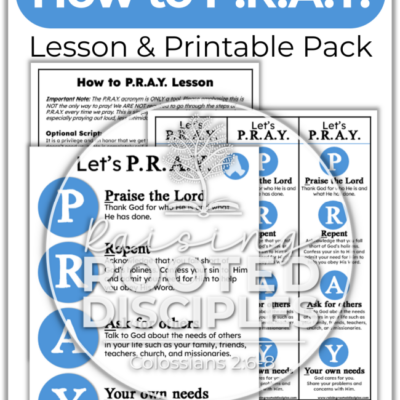 How to PRAY Printable Pack