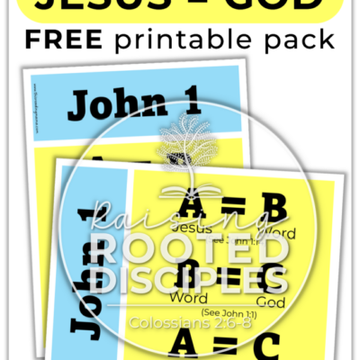 Jesus is God Posters ~ Based on John 1