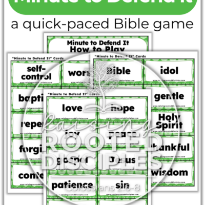 Minute to Defend It Bible Game