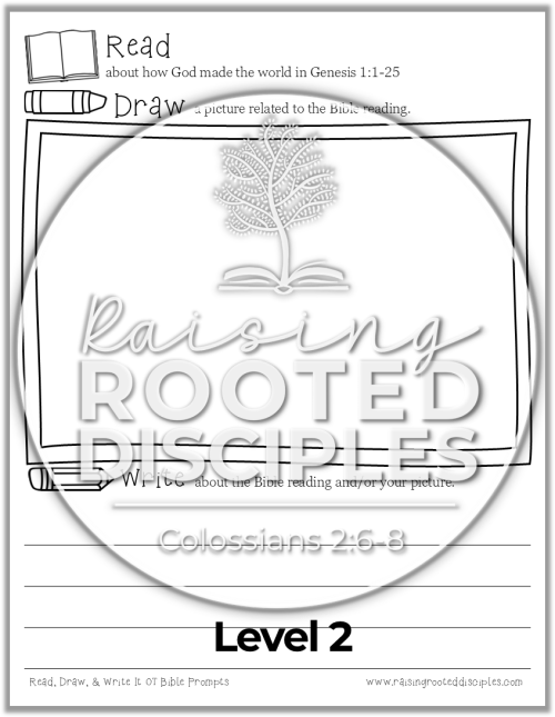Old Testament Writing Prompts ~ Level 2 ~ Raising Rooted Disciples Old Testament Writing Prompts ~ Level 2 ~ Raising Rooted Disciples