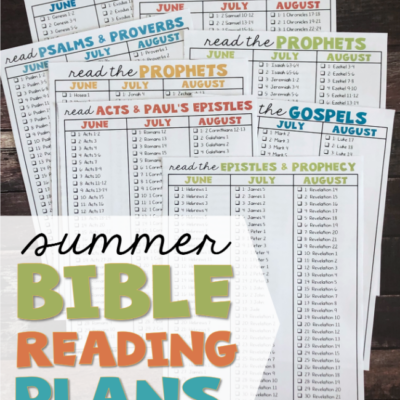 Summer Bible Reading Plans
