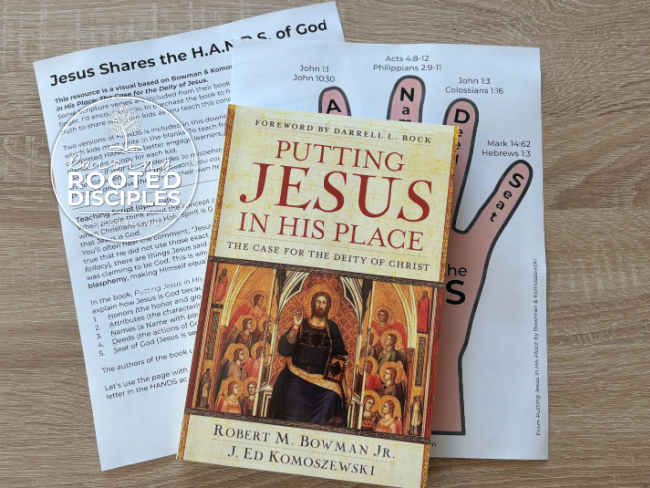 Jesus Shares the HANDS of God from "Putting Jesus in His Place" Jesus Shares the HANDS of God from "Putting Jesus in His Place"