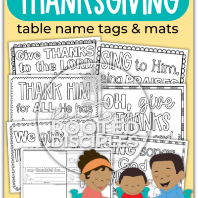 Printable Thanksgiving Table Decorations